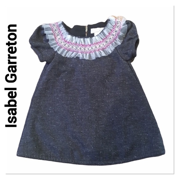 ISABEL GARRETTON Gray Tweed Dress 12-18 months - Picture 1 of 6
